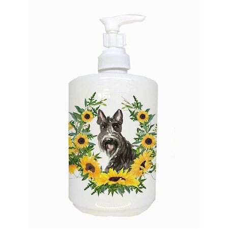 Carolines Treasures Scottish Terrier Ceramic Soap Dispenser CK2963SOAP